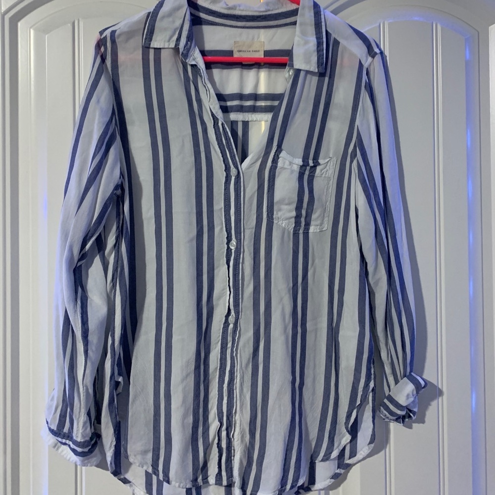 Striped Button Up